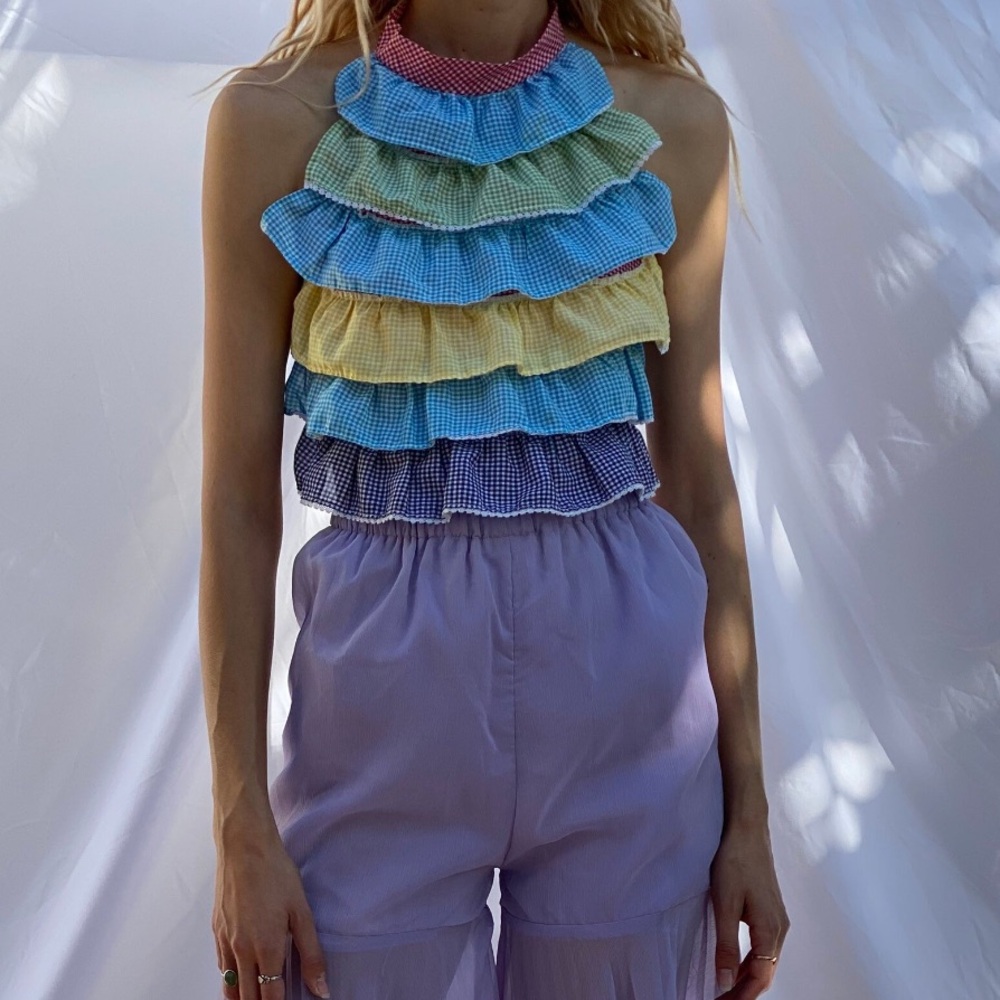 Vintage 1960s/1970s Festival Party top